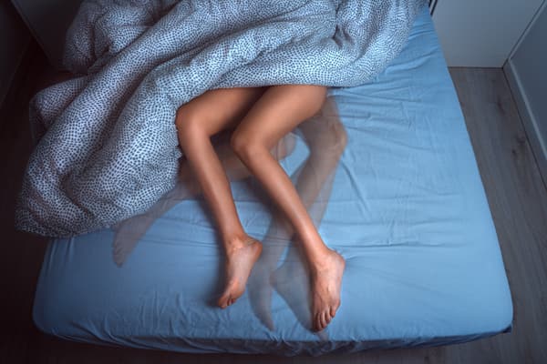 iStock Credit: Daria Kulkova A timelapse of moving legs in a bed